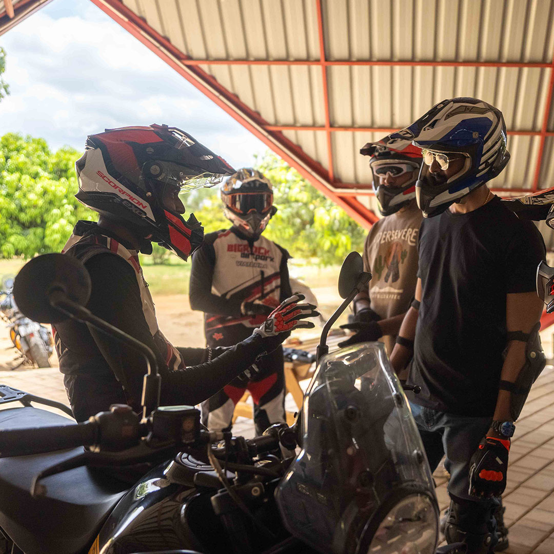 Kit up with riding gear and get lessons on becoming an all-around skilled rider, both on track and city roads. 